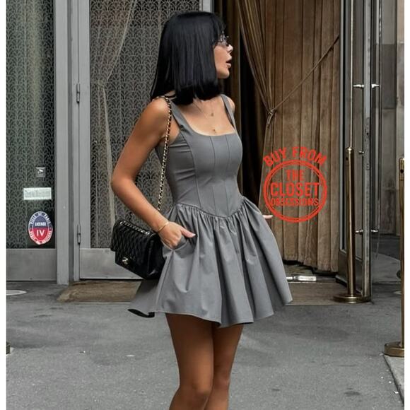 ZARA BLOGGER FAVE!!! A-line Short Dress NWT - Picture 7 of 17